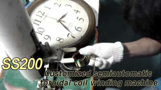 Hook Type Winding Machine Toroidal Core Coil Winder for Transformer Diameter 0.3