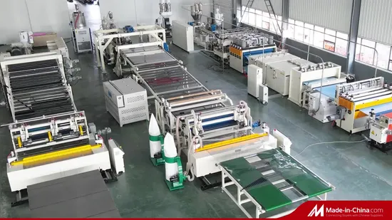 GPPS PC PMMA Acrylic Plastic Solid Compact Embossed Sheet Board Machine Extrusion Production Line 