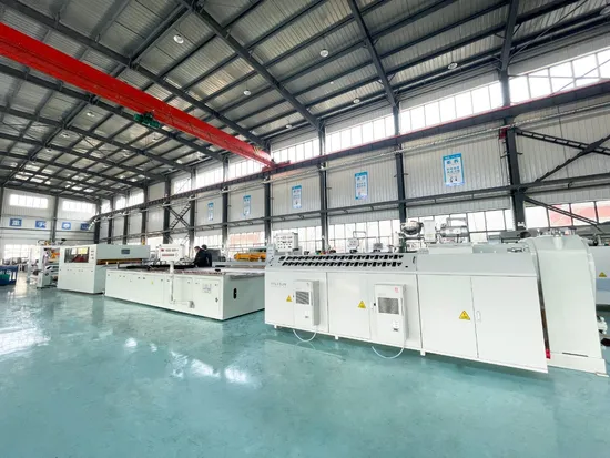 Plastic WPC PVC Door Panel Extrusion Making Machine PVC Profile Extruder Production Line 