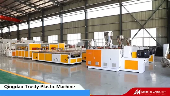 PVC WPC PE Panel Ceiling Profile Decking Production Extrusion Extruding Line 