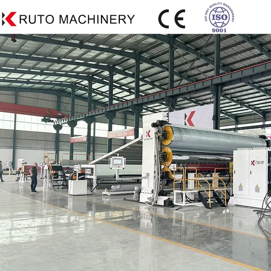 High Density Polyethylene HDPE EVA PVC PE HDPE Geo Membrane Geomembrane Waterproof Rolls Sheets Liner Making Machine 