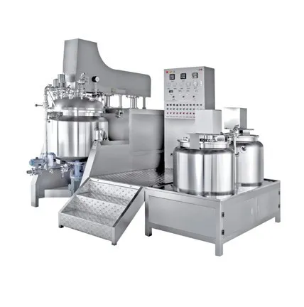 CE Certification Cosmetic Cream Vacuum Homogenizing Emulsifier Cosmetic Machine 