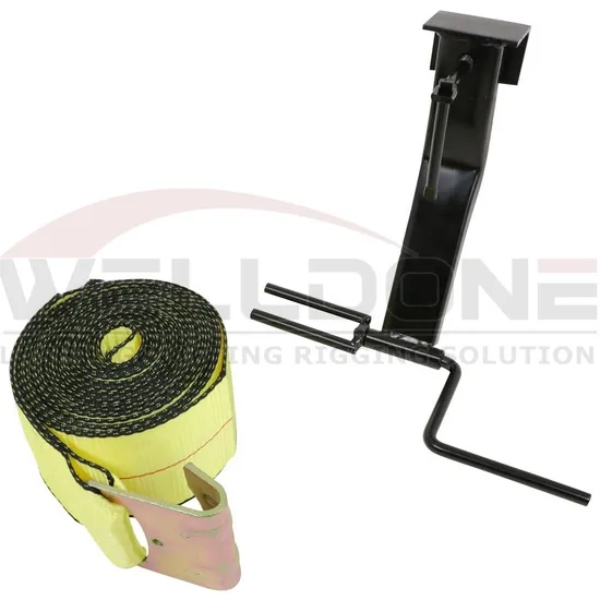 Flatbed Winch Strap Winder and Cargo Tie